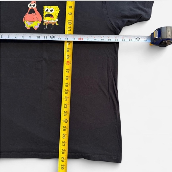 SpongeBob SquarePants Adult Double side Graphic Tee Shirt. Large - Picture 3 of 4